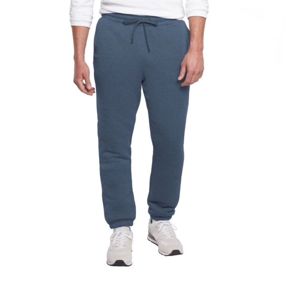 Eddie Bauer Heritage Blue Faux Shearling Lined Jogger Sweatpants XXL NWT
